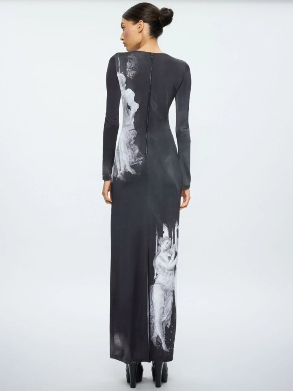 Alice + Olivia Delora Maxi Dress 4 in Renaissance Fresco - Picture 3 of 16